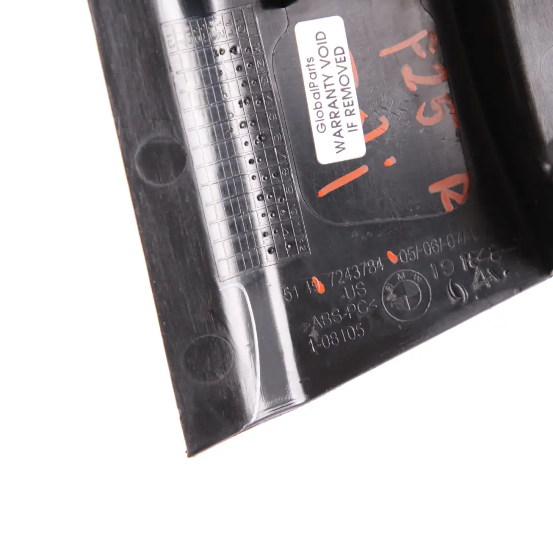 Cache Pilier D Garniture Inférieure Arrière Droite O/S Noir pour BMW X3 F25 à propos du numéro de pièce 7243784 BMW X3 F25 Cache Pilier D Garniture Inférieure Arrière Droite O/S Noir - SKU 7243784 - Numéro de pièce 7243784