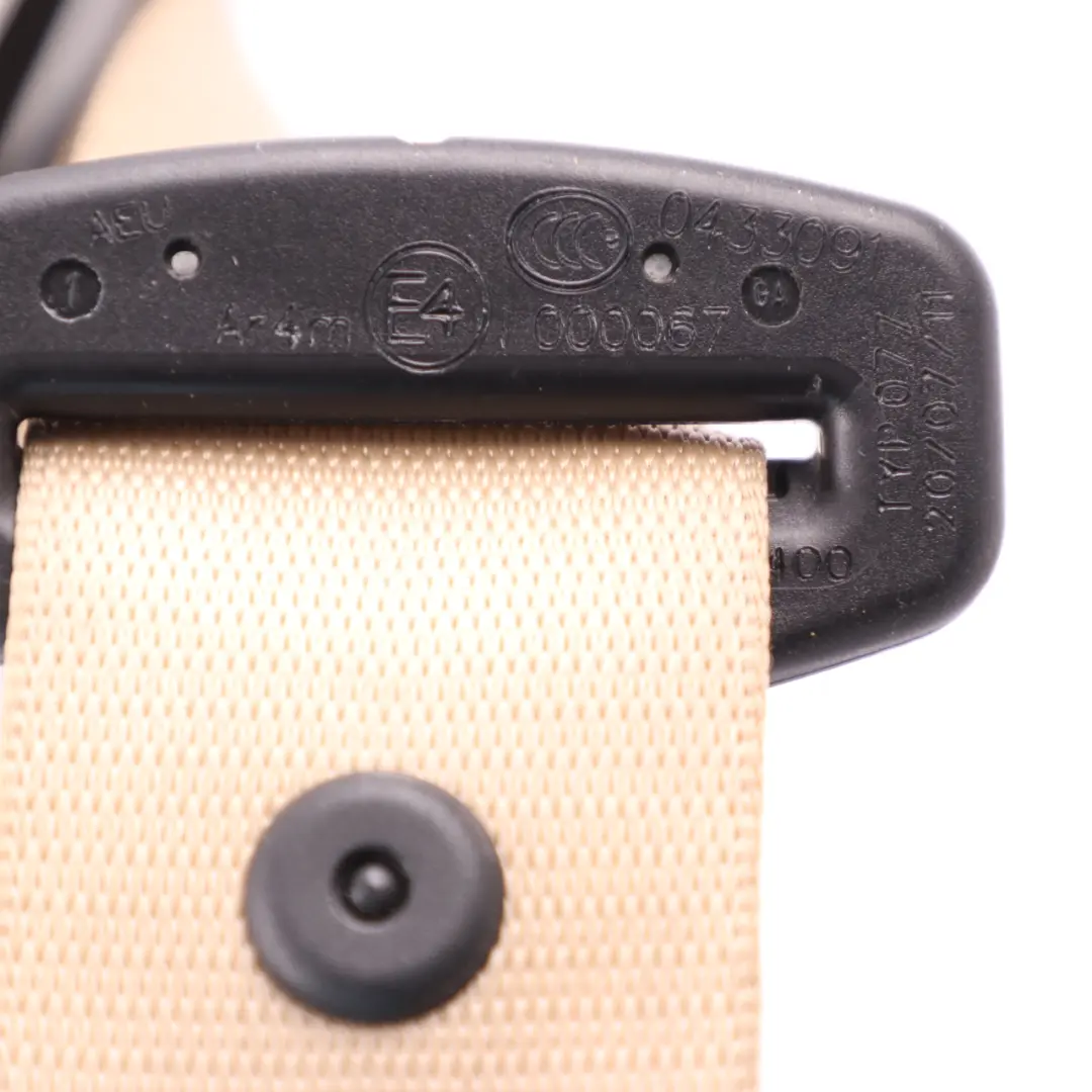 BMW E91 LCI Cinturón seguridad superior trasero izquierdo derecho Beige - SKU 7244210 - Número de pieza 7244210