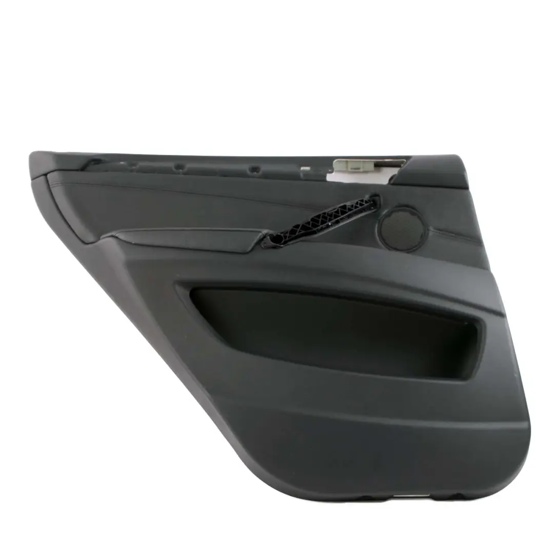 BMW X5 E70 Door Card Rear Left N/S Lining Trim Panel Black Leather - SKU 7244415 - Part number 7244415