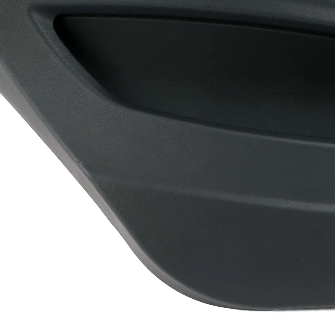BMW E70 Scheda Porta Posteriore Sinistra Fodera Pannello Rivestimento Pelle Nera - SKU 7244415 - Numero di parte 7244415