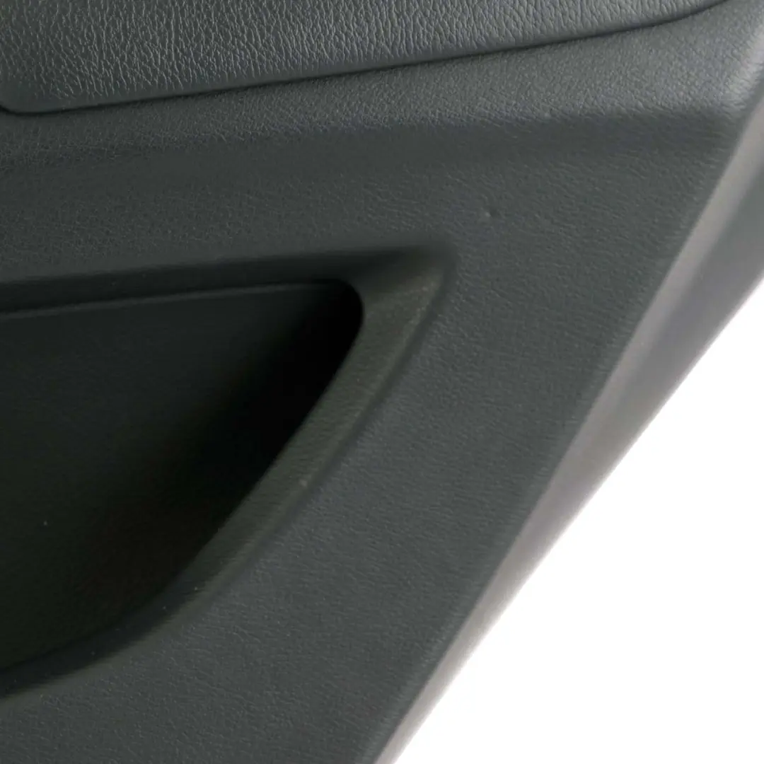 BMW E70 Scheda porta posteriore destra Pannello rivestimento pelle nera - SKU 7244416 - Numero di parte 7244416