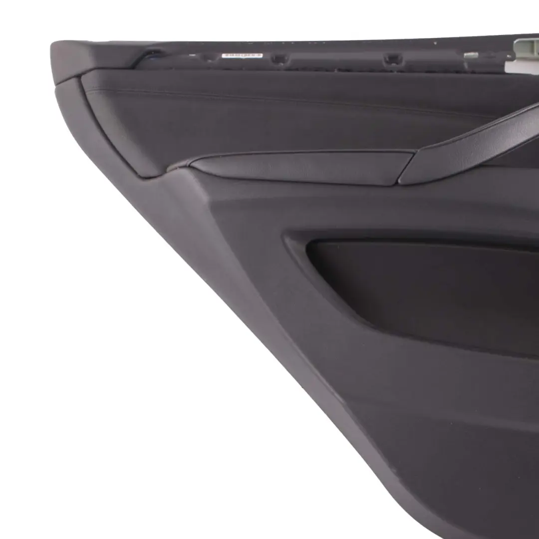 Door Card Rear Left N/S HiFi Lining Trim Panel Black Leather to BMW X5 E70 with Part number 7244415 BMW X5 E70 Door Card Rear Left N/S HiFi Lining Trim Panel Black Leather - SKU 7244447 - Part number 7244415