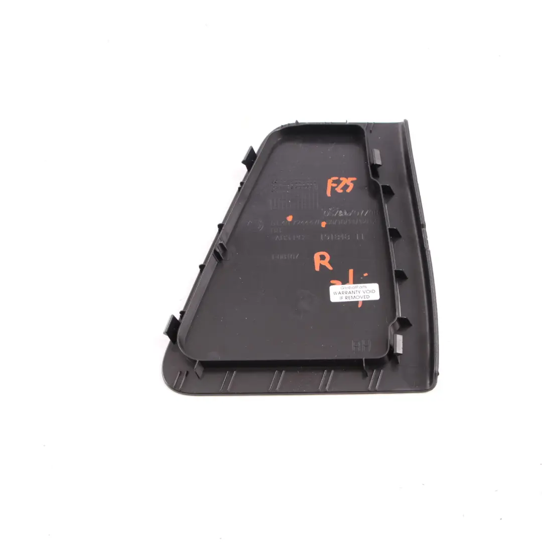 BMW X3 F25 Embellecedor Panel Tapa Maletero Trasero Derecho Tapa Trampilla - SKU 7244476 - Número de pieza 7244476