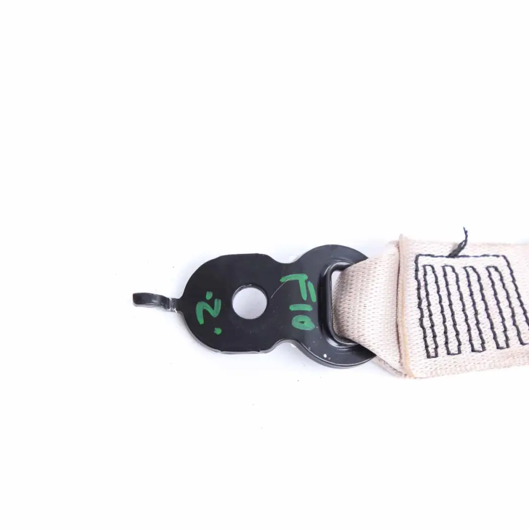 Centre Middle Safety Seat Belt Buckle Latch Oyster to BMW F10 Rear with Part number 7244843 BMW F10 Rear Centre Middle Safety Seat Belt Buckle Latch Oyster - SKU 7244843 - Part number 7244843