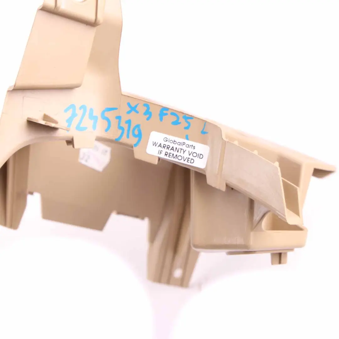 Seatbelt Bracket Rear Left N/S Trim Cover Panel Seat Belt 7243781 to BMW X3 F25 with Part number 7245319 BMW X3 F25 Seatbelt Bracket Rear Left N/S Trim Cover Panel Seat Belt 7243781 - SKU 7245319 - Part number 7245319