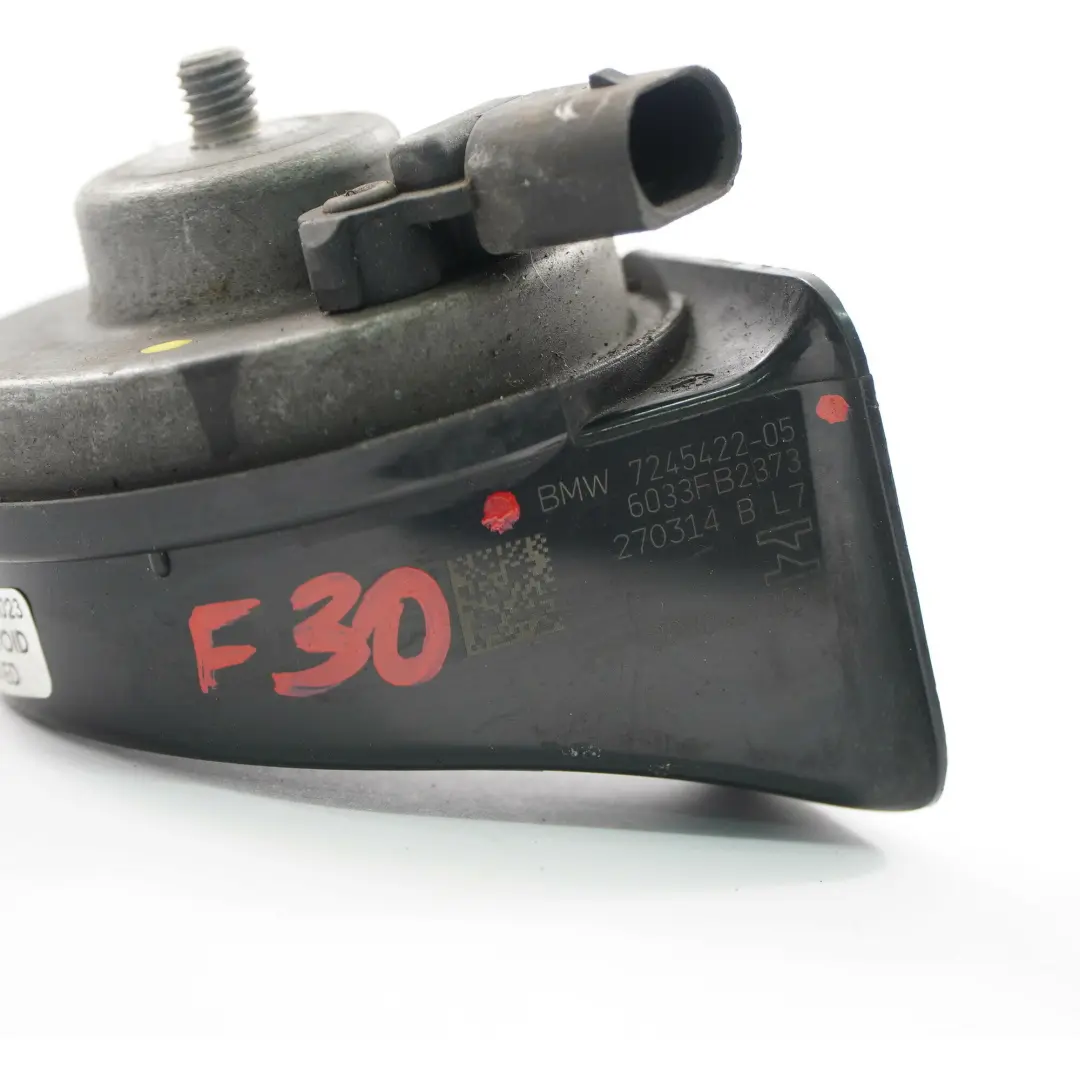 Señal de claxon BMW F20 F21 F30 F31 F32 F33 Fanfarria de tono bajo para con número de pieza 7245422 Señal de claxon BMW F20 F21 F30 F31 F32 F33 Fanfarria de tono bajo - SKU 7245422-1 - Número de pieza 7245422