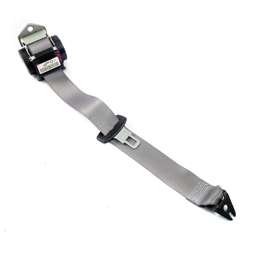 Cinturon Superior Trasero Central Gris para BMW E90 LCI con número de pieza 7245602 BMW E90 LCI Cinturon Superior Trasero Central Gris - SKU 7245602 - Número de pieza 7245602