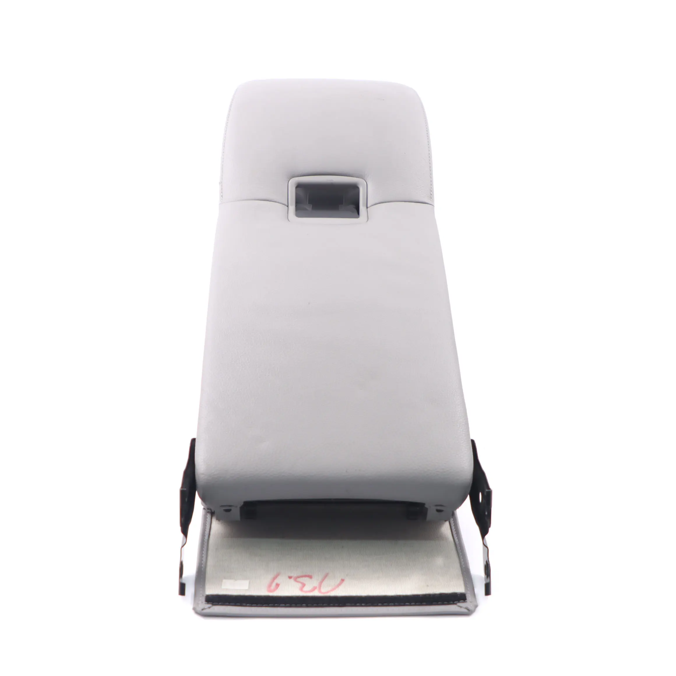 BMW E60 Respaldo Asiento Trasero Centro Apoyabrazos Estante Cuero Gris