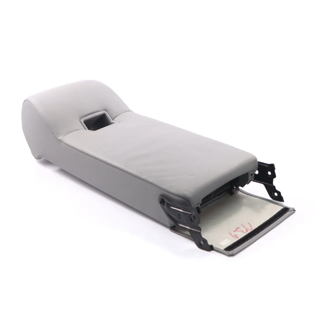 BMW E60 Respaldo Asiento Trasero Centro Apoyabrazos Estante Cuero Gris - SKU 7245847 - Número de pieza 7245847
