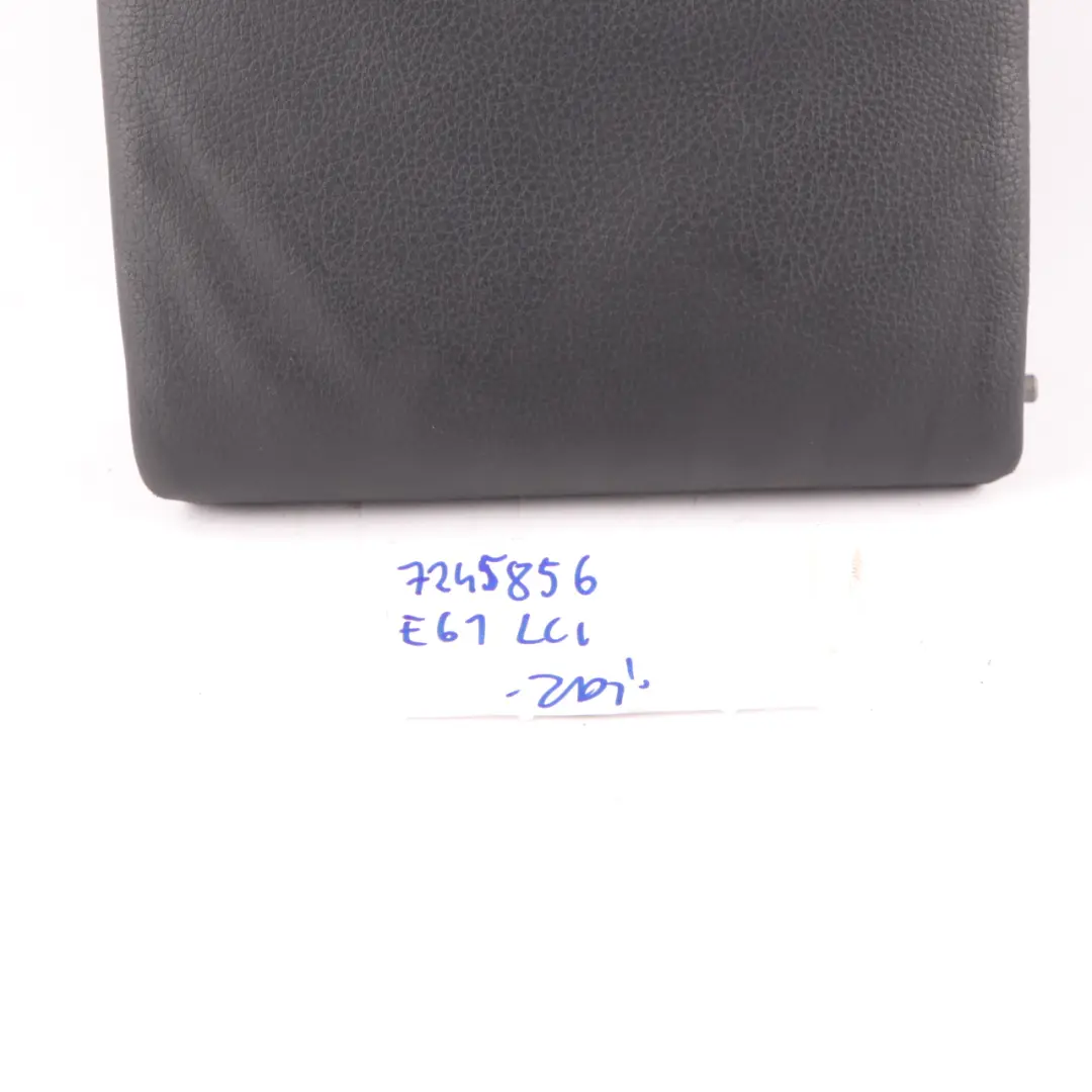 Armrest Centre Backrest Storage Tray Dakota Black to BMW E61 Rear Seat with Part number 7245856 BMW E61 Rear Seat Armrest Centre Backrest Storage Tray Dakota Black - SKU 7245856 - Part number 7245856