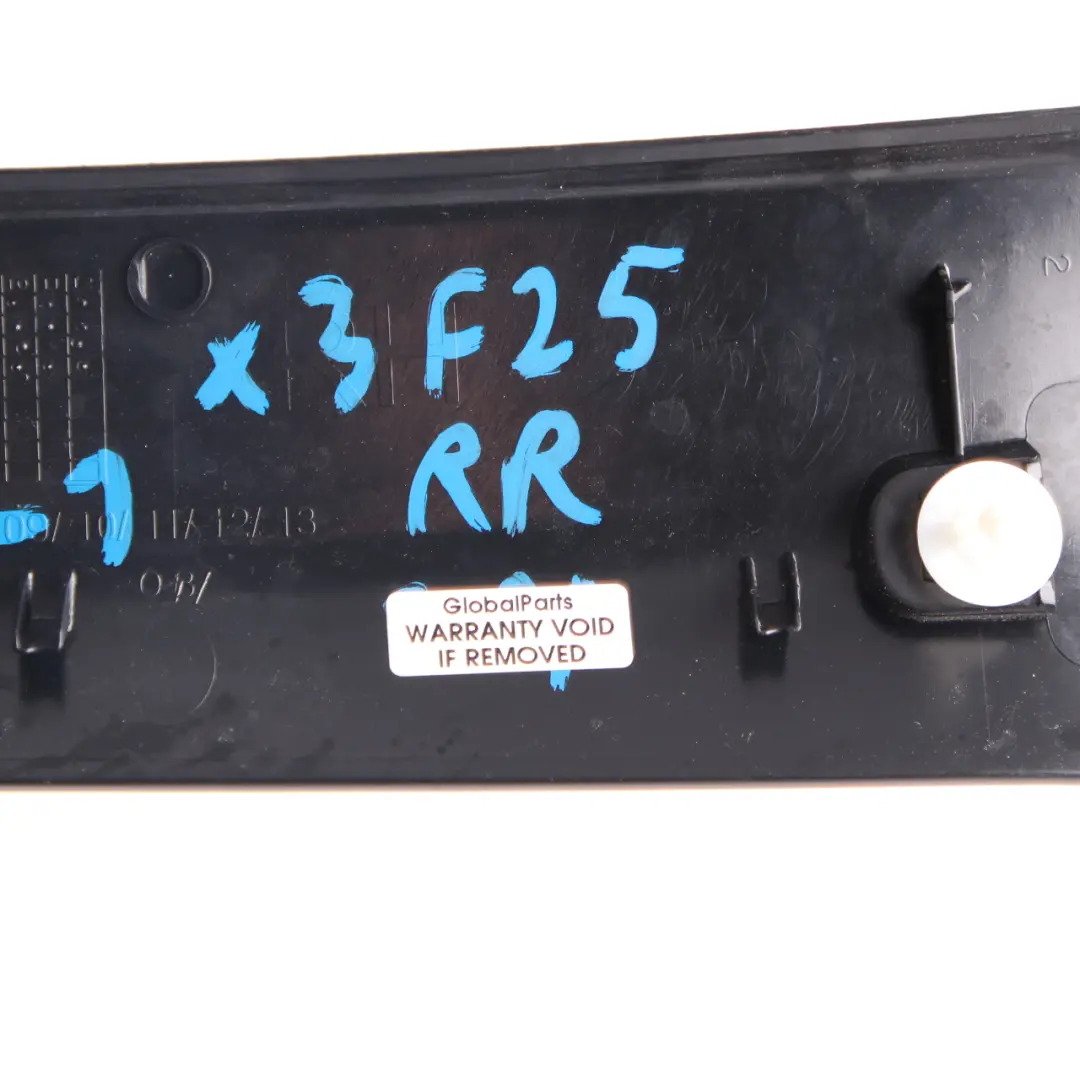 BMW F25 Kofferraumdeckel Verkleidung hinten rechts Abdeckung schwarz 7221298 - SKU 7246420 - Teilenummer 7246420