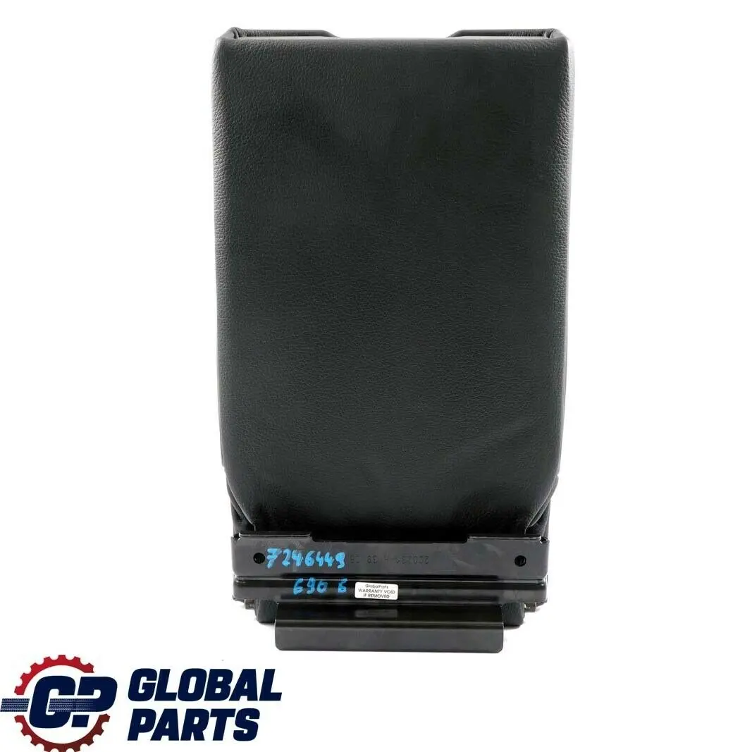 BMW 3 Series E90 E91 E92 Rear Seat Middle Armrest Leather Black - SKU 7246449 - Part number 7246449