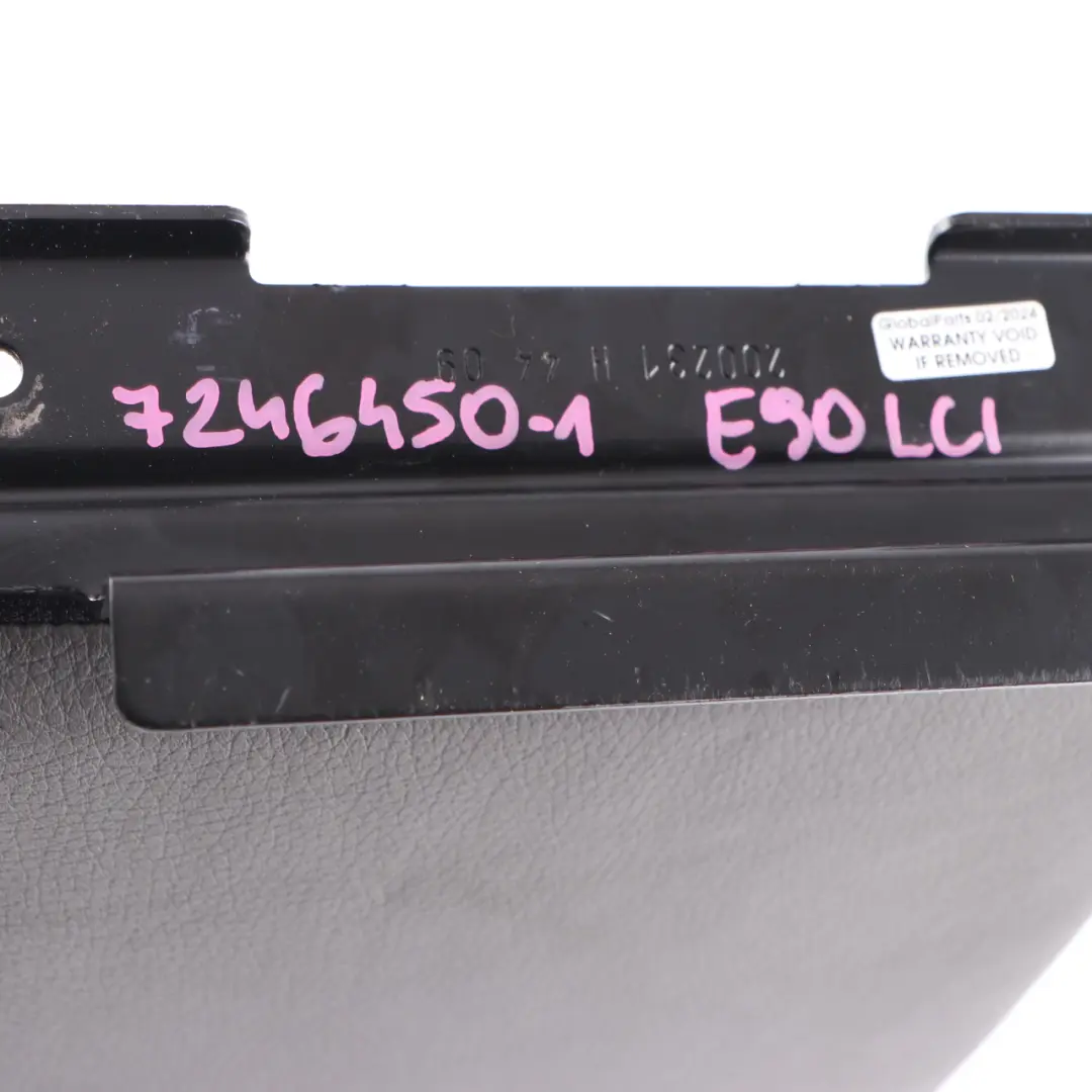 Armrest BMW E90 LCI E91 E92 Middle Arm Rest Leather Dakota Grey to Rear Seat with Part number 7246450 Rear Seat Armrest BMW E90 LCI E91 E92 Middle Arm Rest Leather Dakota Grey - SKU 7246450-1 - Part number 7246450