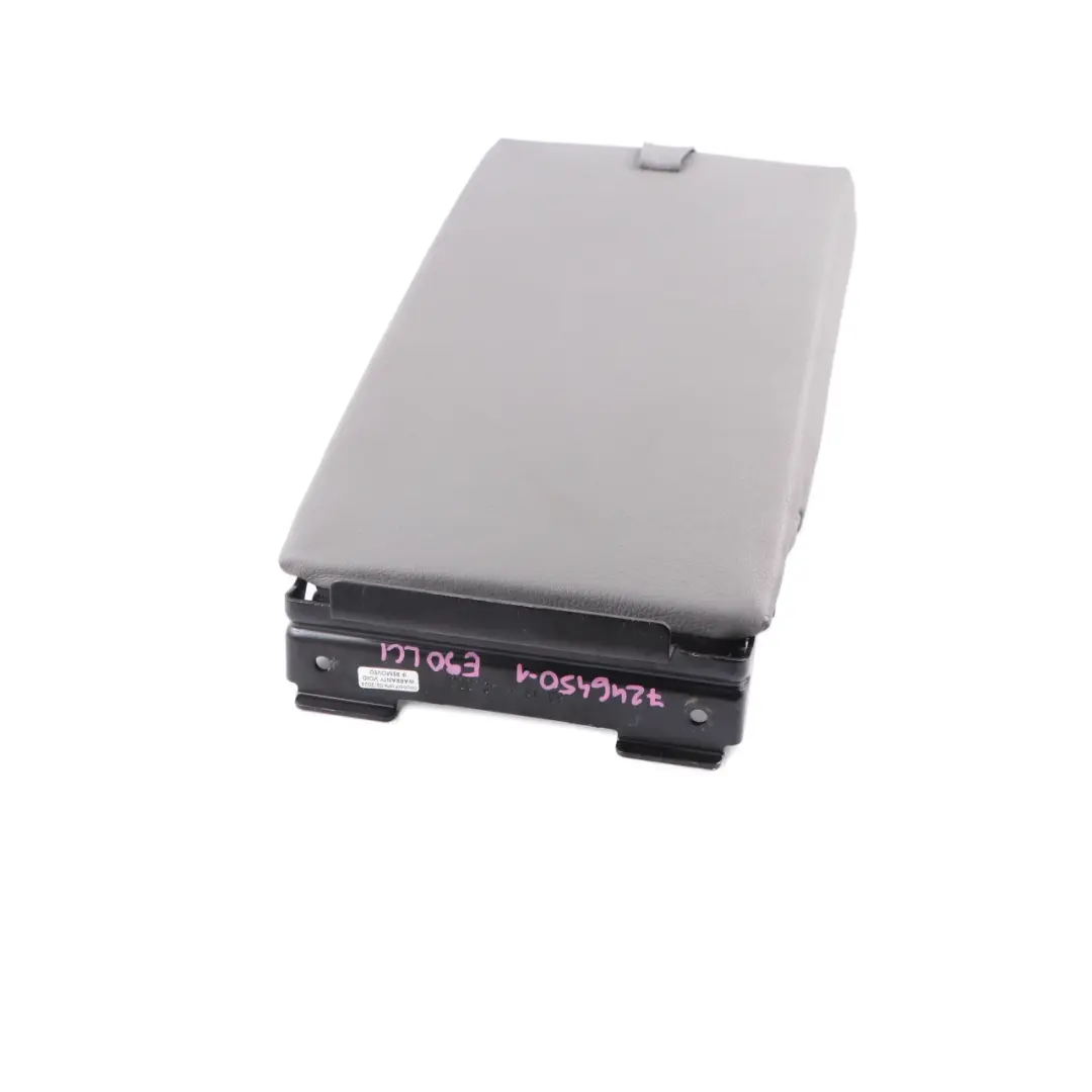 Armrest BMW E90 LCI E91 E92 Middle Arm Rest Leather Dakota Grey to Rear Seat with Part number 7246450 Rear Seat Armrest BMW E90 LCI E91 E92 Middle Arm Rest Leather Dakota Grey - SKU 7246450-1 - Part number 7246450