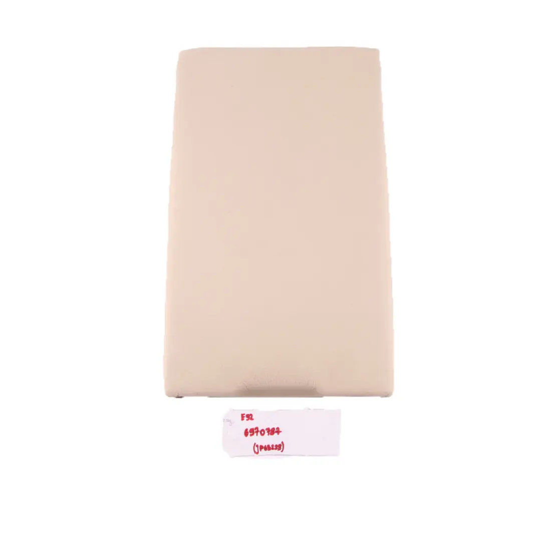BMW E92 Bracciolo Centrale Sedile Posteriore Rivestimento In Pelle Crema Beige - SKU 7246452 - Numero di parte 7246452