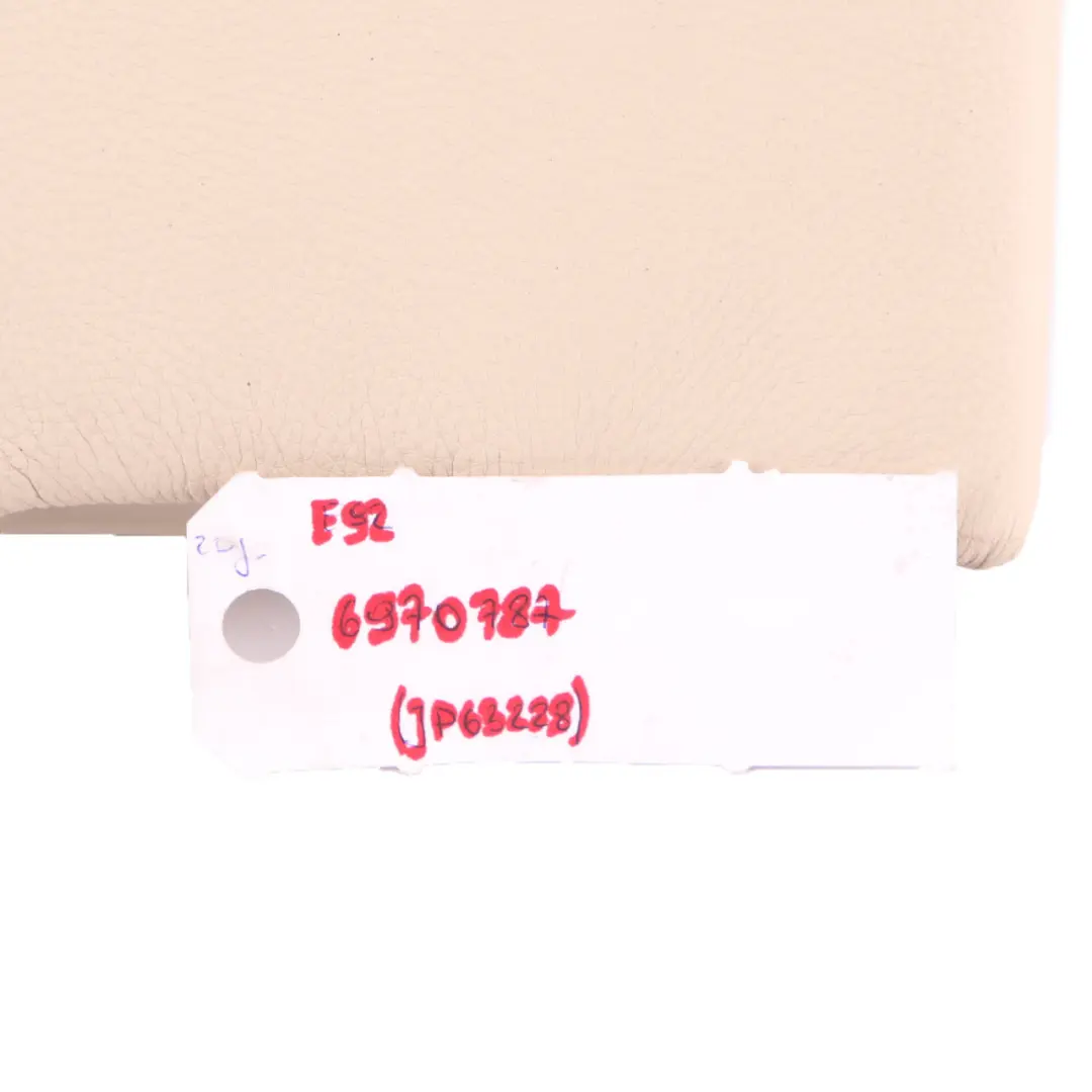 BMW E92 Accoudoir Central Central Siège Arrière Garniture Cuir Cuir Crème Beige - SKU 7246452 - Numéro de pièce 7246452