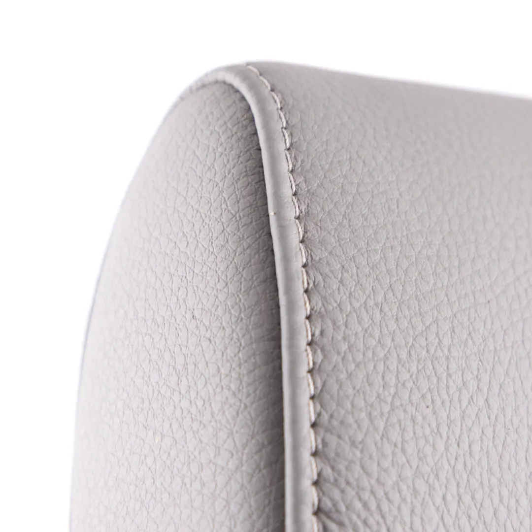 Headrest BMW E90 E91 LCI Rear Seat Middle Folding Head Rest Leather Grey to Seat with Part number 7246484 Seat Headrest BMW E90 E91 LCI Rear Seat Middle Folding Head Rest Leather Grey - SKU 7246484 - Part number 7246484