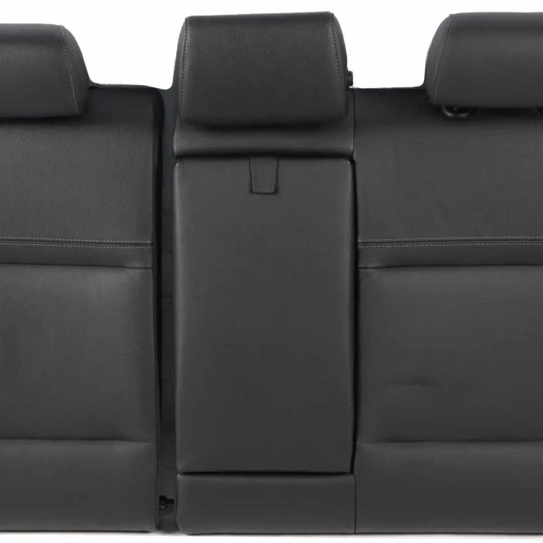 Leather Rear Seats Set Sofa Bench Folding Backrest to Rear Seat BMW E90 LCI Black with Part number 7212283 Rear Seat BMW E90 LCI Black Leather Rear Seats Set Sofa Bench Folding Backrest - SKU 7246511-1 - Part number 7212283