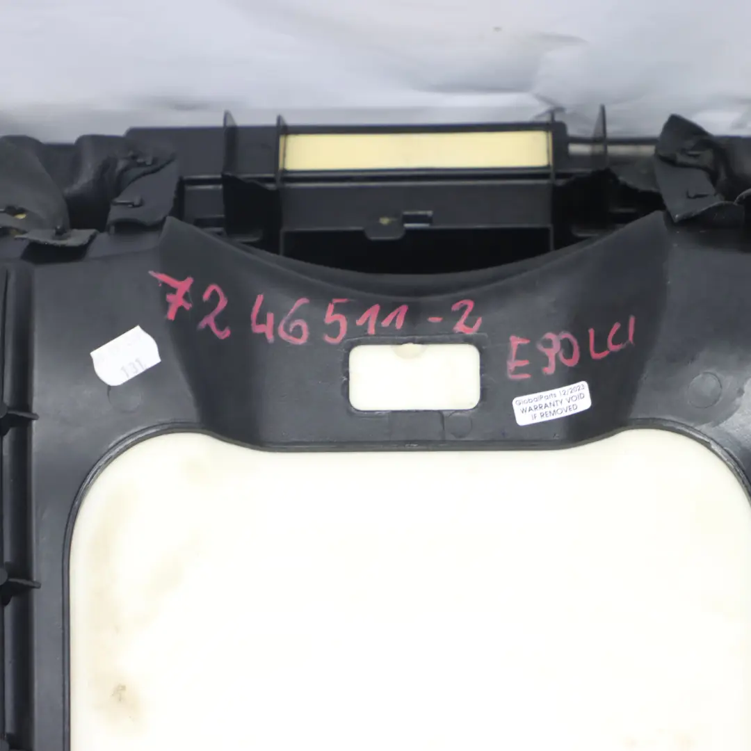 Bezug Sofa Hinten Sitz Leder Schwarz für BMW E90 E91 LCI mit Teilenummer 7246511 BMW E90 E91 LCI Bezug Sofa Hinten Sitz Leder Schwarz - SKU 7246511-2 - Teilenummer 7246511