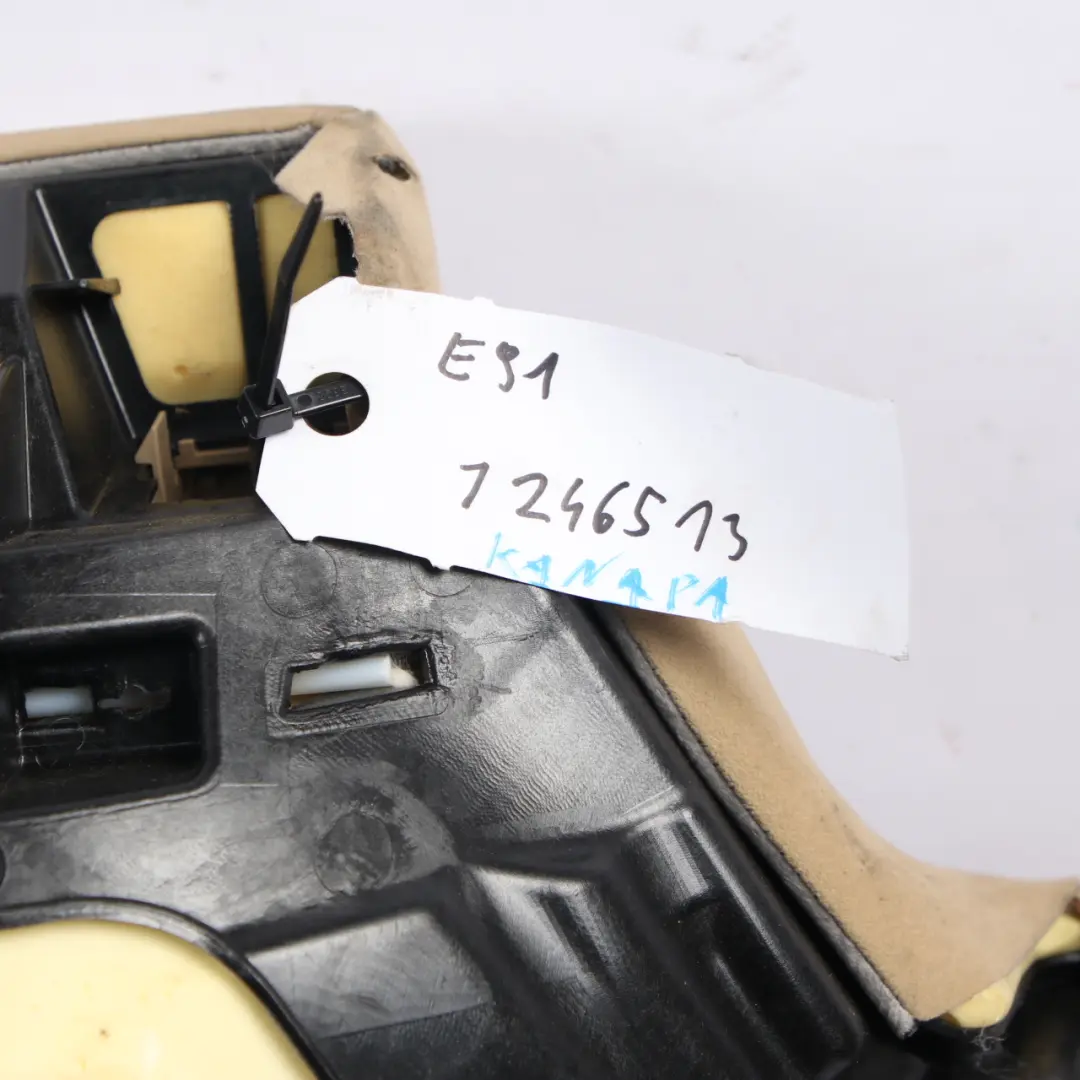 Rear Seat Bench BMW E90 LCI Couch Base Sofa Beige Leather Dakota - SKU 7246513 - Part number 7246513