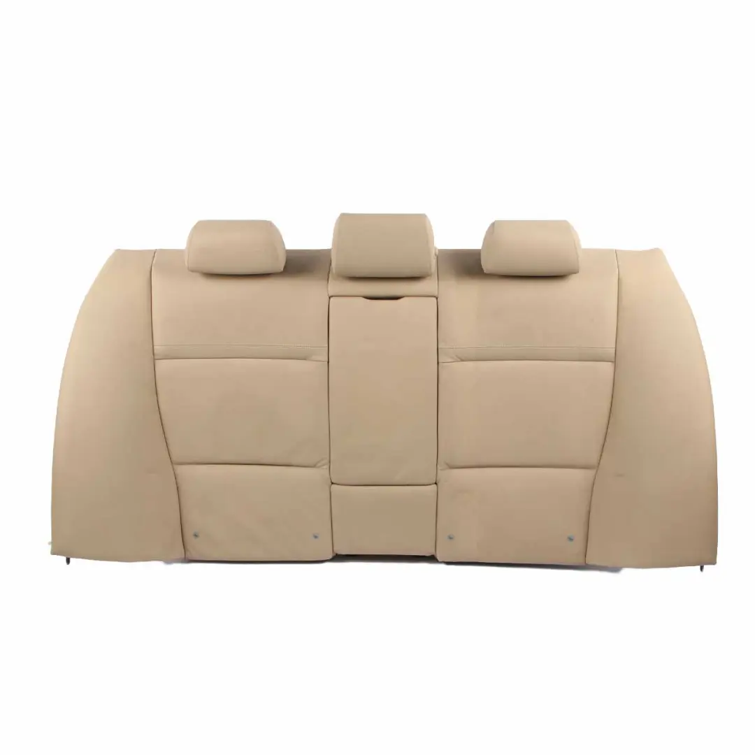 Backrest BMW E90 LCI Saloon Bench Back Cover Leather Dakota Beige to Rear Seat with Part number 7246516 Rear Seat Backrest BMW E90 LCI Saloon Bench Back Cover Leather Dakota Beige - SKU 7246516 - Part number 7246516