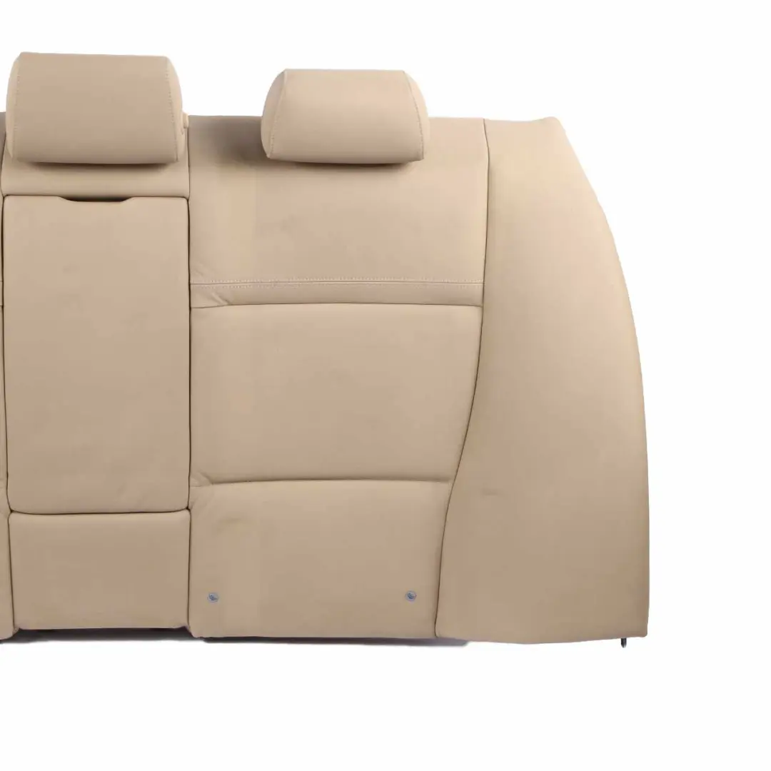 Backrest BMW E90 LCI Saloon Bench Back Cover Leather Dakota Beige to Rear Seat with Part number 7246516 Rear Seat Backrest BMW E90 LCI Saloon Bench Back Cover Leather Dakota Beige - SKU 7246516 - Part number 7246516