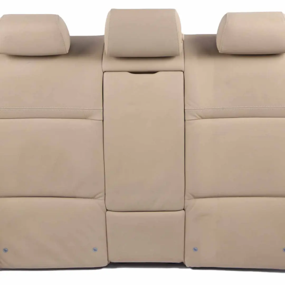 Backrest BMW E90 LCI Saloon Bench Back Cover Leather Dakota Beige to Rear Seat with Part number 7246516 Rear Seat Backrest BMW E90 LCI Saloon Bench Back Cover Leather Dakota Beige - SKU 7246516 - Part number 7246516