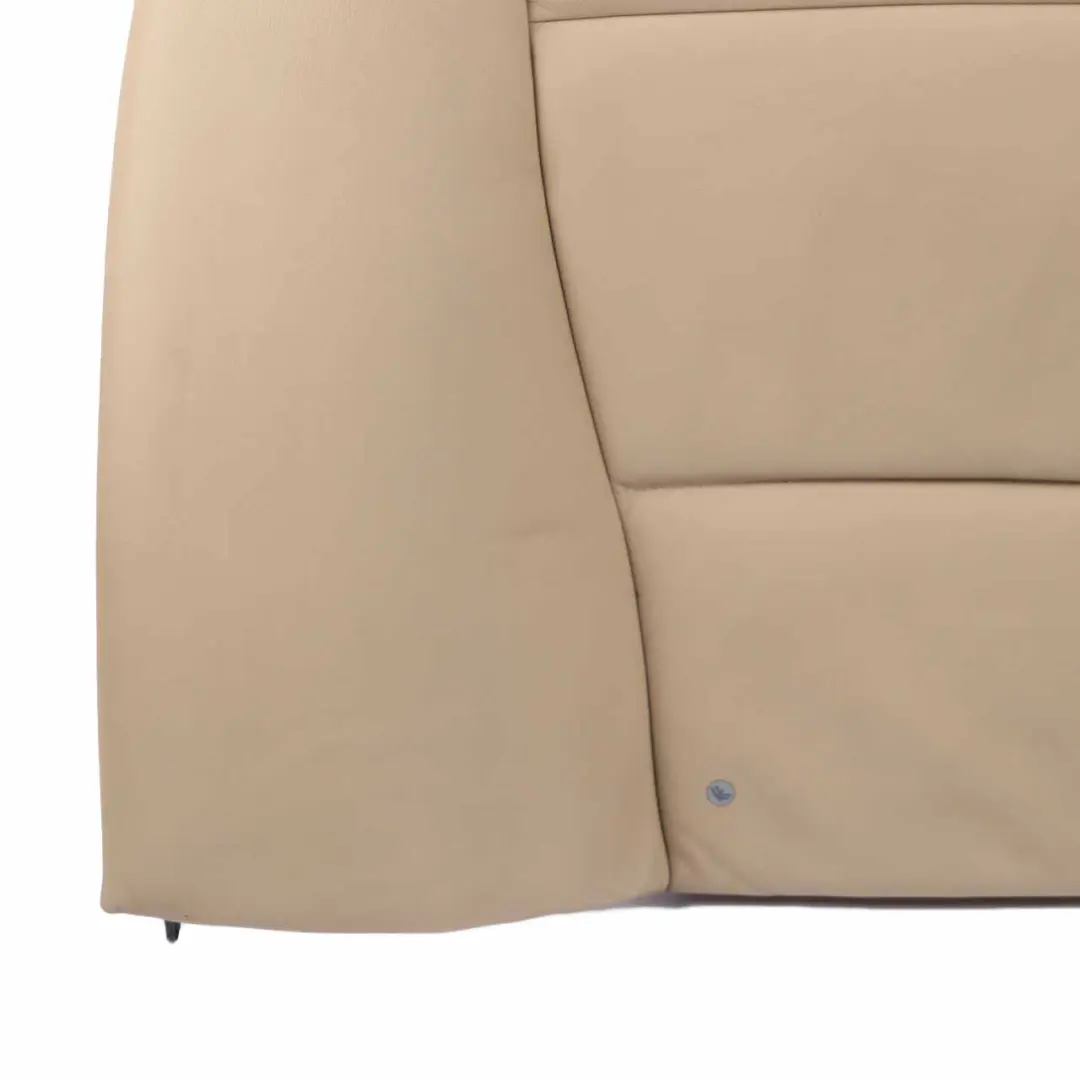 Backrest BMW E90 LCI Saloon Bench Back Cover Leather Dakota Beige to Rear Seat with Part number 7246516 Rear Seat Backrest BMW E90 LCI Saloon Bench Back Cover Leather Dakota Beige - SKU 7246516 - Part number 7246516