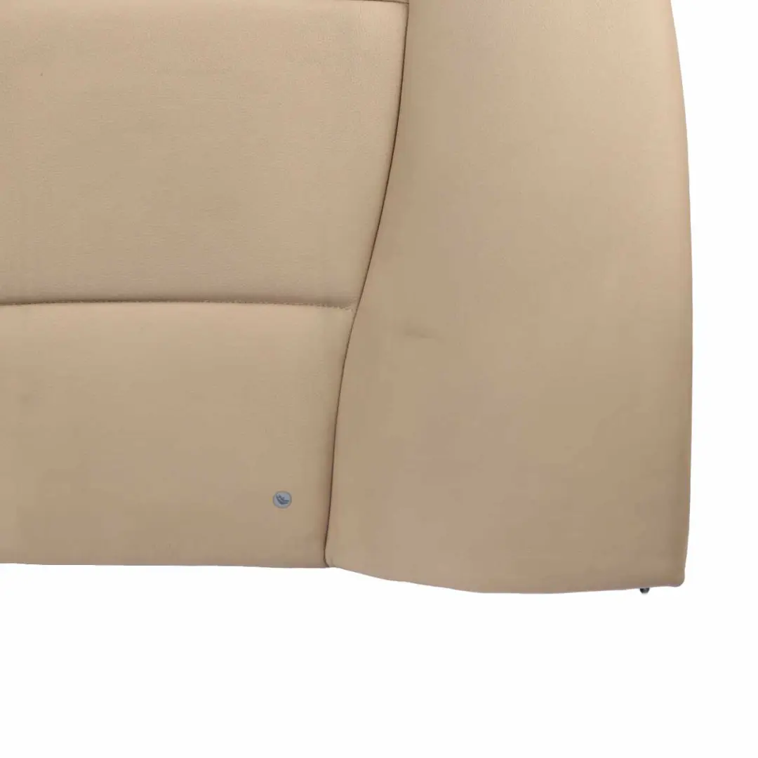 Backrest BMW E90 LCI Saloon Bench Back Cover Leather Dakota Beige to Rear Seat with Part number 7246516 Rear Seat Backrest BMW E90 LCI Saloon Bench Back Cover Leather Dakota Beige - SKU 7246516 - Part number 7246516