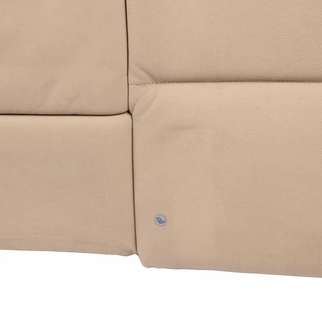 Backrest BMW E90 LCI Saloon Bench Back Cover Leather Dakota Beige to Rear Seat with Part number 7246516 Rear Seat Backrest BMW E90 LCI Saloon Bench Back Cover Leather Dakota Beige - SKU 7246516 - Part number 7246516