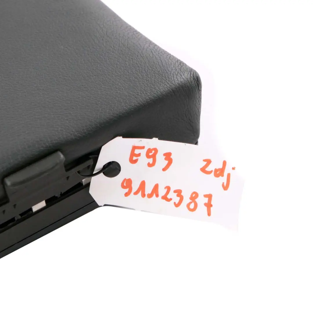 BMW E93 Bancs Siege Insert Couverture Console Centrale Arriere Cuir Noir - SKU 7246652 - Numéro de pièce 7246652