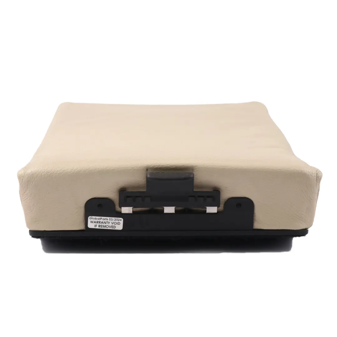Armrest Cover Rear Seat Arm Rest Centre Leather Cream Beige to BMW E93 with Part number 7246660 BMW E93 Armrest Cover Rear Seat Arm Rest Centre Leather Cream Beige - SKU 7246660 - Part number 7246660