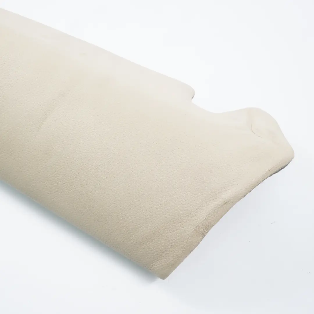 BMW E93 Side Finisher Rear Seat Right O/S Leather Covering Panel Cream Beige - SKU 7246666 - Part number 7246666