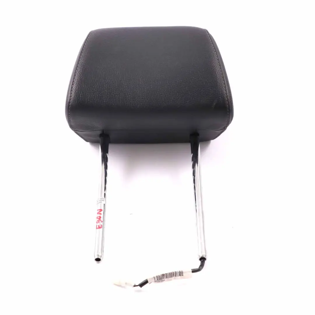  Front Seat Headrest BMW E90 E91 LCI Left Right N/O/S Head Rest Black Leather - SKU 7246718 - Part number 7246718