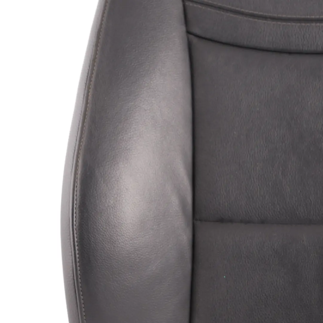 BMW E90 E91 LCI Sitzrückenlehne Vorne Links Bezug Beheizt Leder Schwarz Dakota - SKU 7246799-3 - Teilenummer 7246799