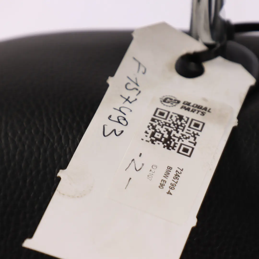 Heizung Bezug Lehne Leder Innen Sitz Vorne Links Schwarz für BMW E90 E91 LCI mit Teilenummer 7246799 BMW E90 E91 LCI Heizung Bezug Lehne Leder Innen Sitz Vorne Links Schwarz - SKU 7246799-4 - Teilenummer 7246799