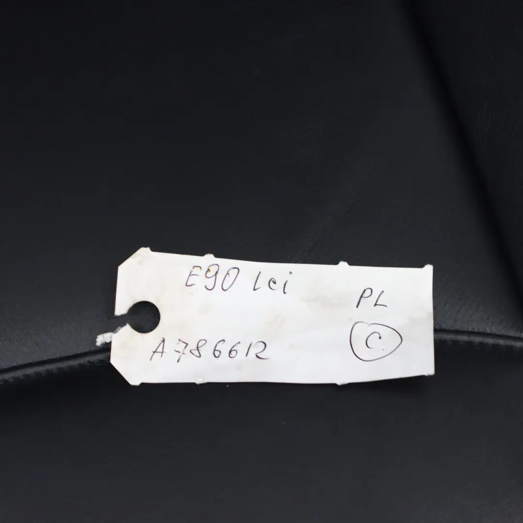 BMW E90 E91 LCI Heated Black Leather Dakota Interior Front Left Seat N/S - SKU 7246799-5 - Part number 7246799