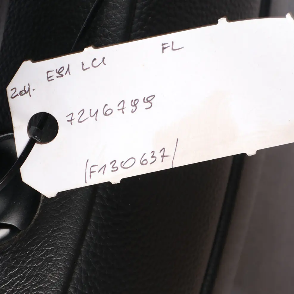 Fotel Przedni Lewy Czarny Skóra Dakota do BMW E90 E91 LCI o numerze 7246799 BMW E90 E91 LCI Fotel Przedni Lewy Czarny Skóra Dakota - SKU 7246799 - Numer Części 7246799