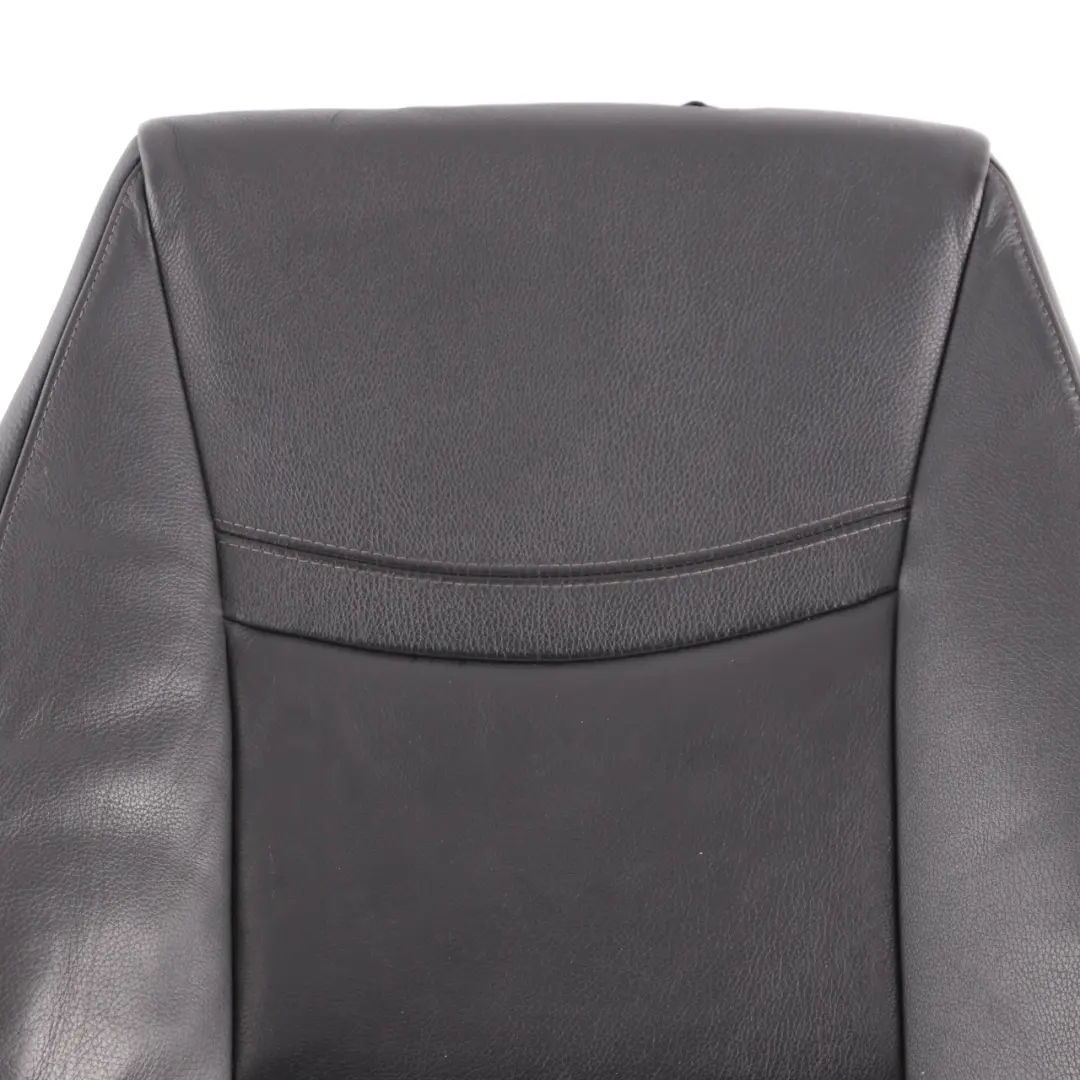Seat Backrest BMW E90 E91 LCI Front Right O/S Cover Heated Black Leather Dakota - SKU 7246800-2 - Part number 7246800