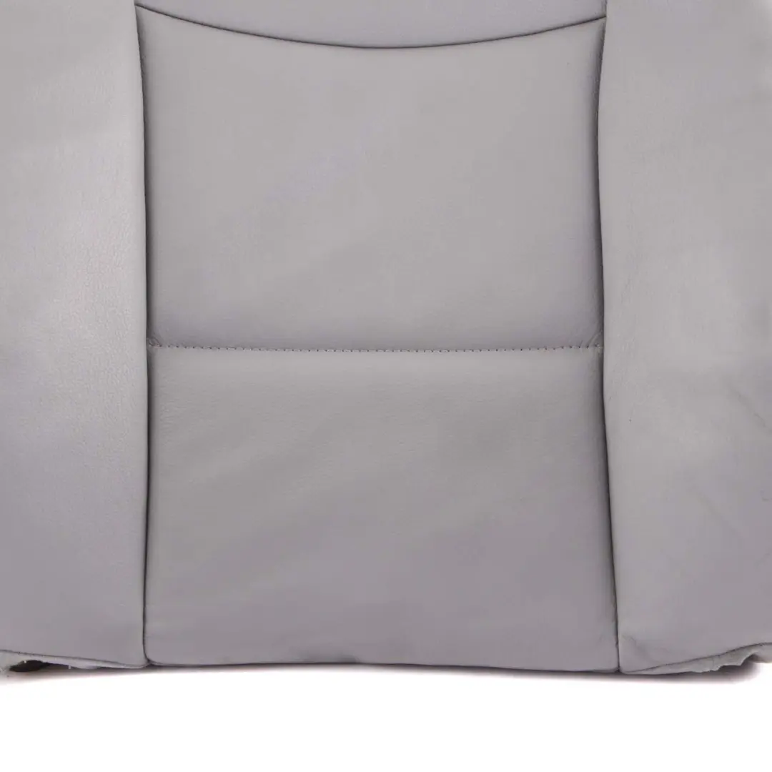 Backrest Front Left N/S Heated Cover Leather Dakota Grey to BMW E90 LCI Seat with Part number 7246801 BMW E90 LCI Seat Backrest Front Left N/S Heated Cover Leather Dakota Grey - SKU 7246801 - Part number 7246801