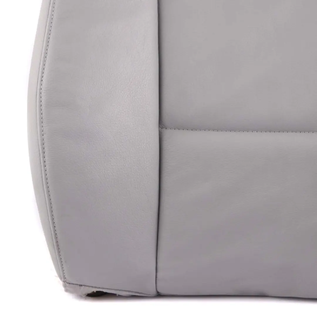 Backrest Front Left N/S Heated Cover Leather Dakota Grey to BMW E90 LCI Seat with Part number 7246801 BMW E90 LCI Seat Backrest Front Left N/S Heated Cover Leather Dakota Grey - SKU 7246801 - Part number 7246801