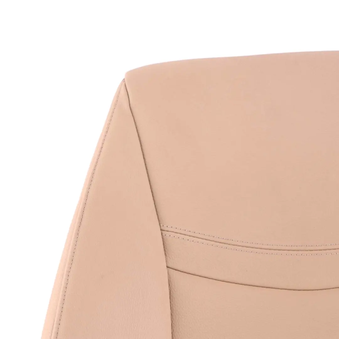 Front Left N/S Heated Seat Backrest Cover Leather Dakota Beige to BMW E90 E91 LCI with Part number 7246803 BMW E90 E91 LCI Front Left N/S Heated Seat Backrest Cover Leather Dakota Beige - SKU 7246803 - Part number 7246803