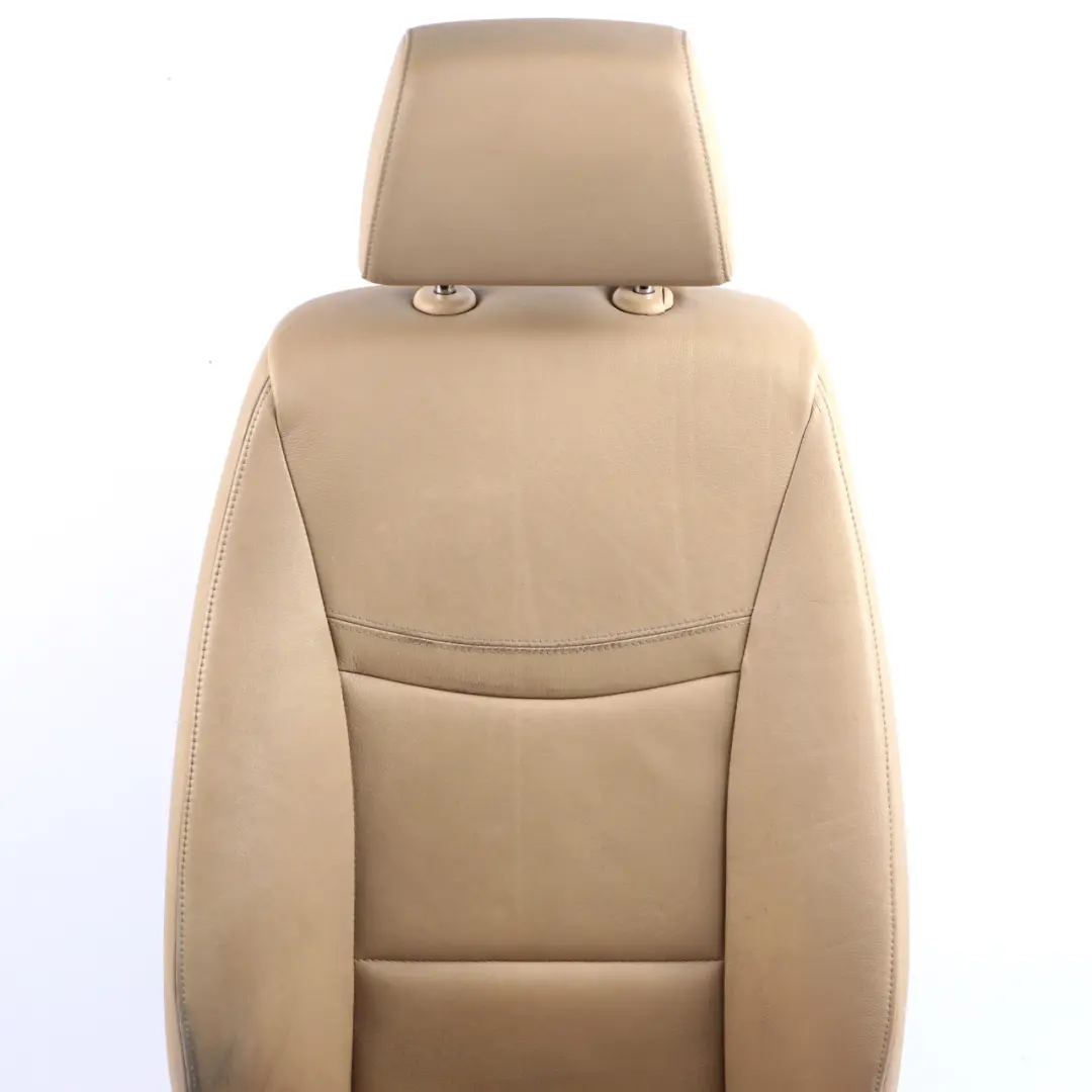 BMW E90 E91 LCI Asiento Delantero Derecho Interior Cuero Dakota Beige - SKU 7246804-1 - Número de pieza 7246804