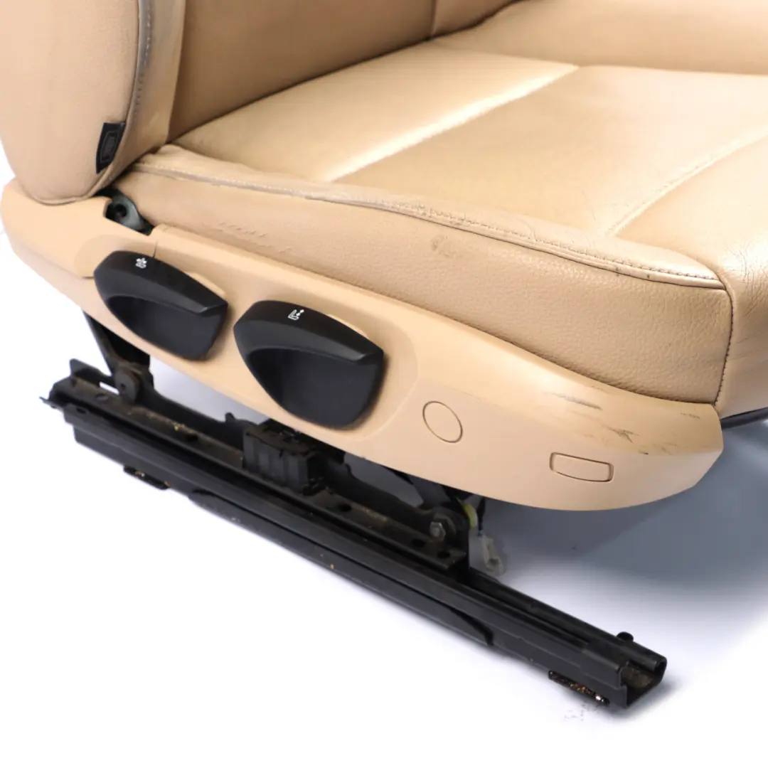 BMW E90 E91 LCI Asiento Delantero Derecho Interior Cuero Dakota Beige - SKU 7246804-1 - Número de pieza 7246804