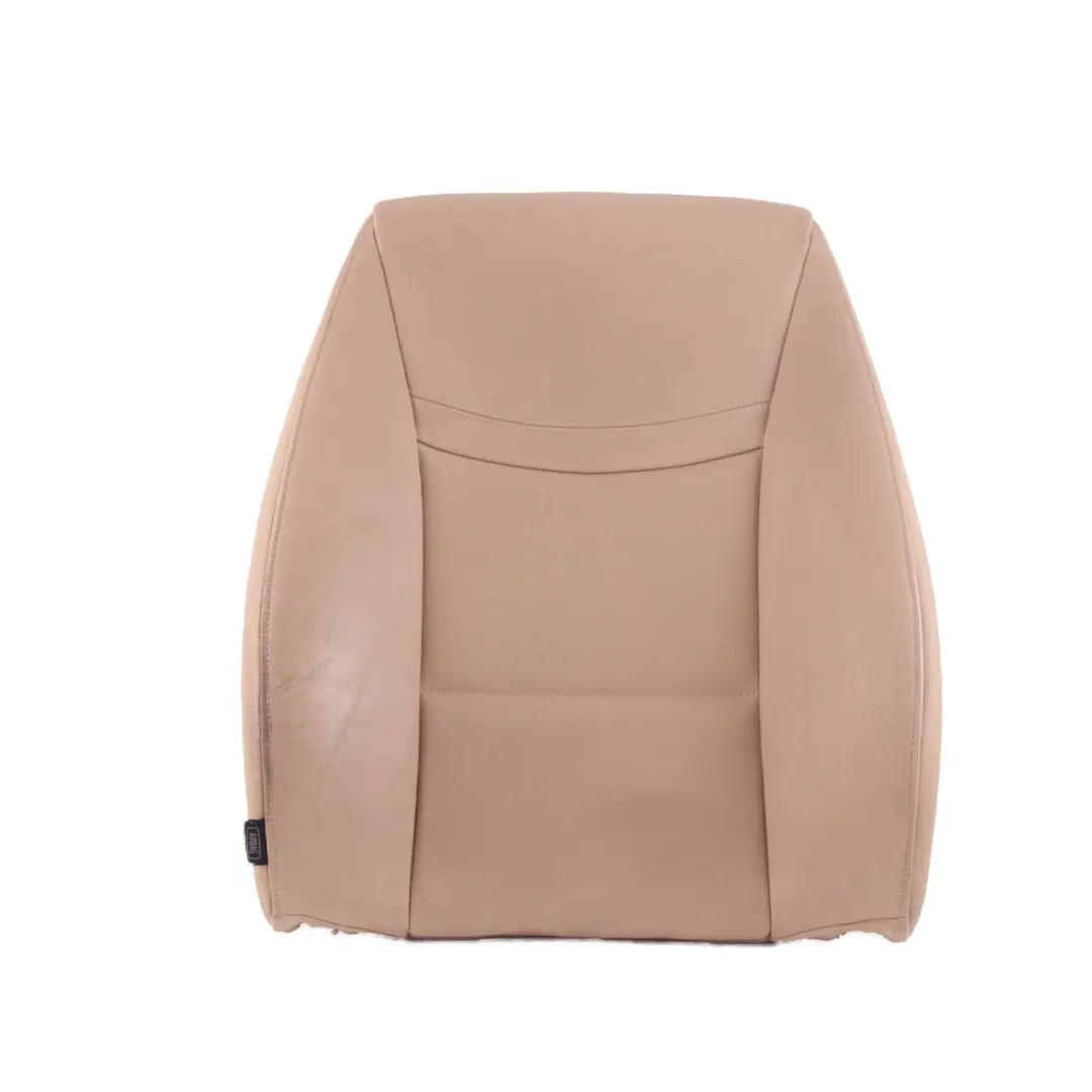 Front Right O/S Heated Seat Backrest Cover Leather Dakota Beige to BMW E90 E91 LCI with Part number 7246804 BMW E90 E91 LCI Front Right O/S Heated Seat Backrest Cover Leather Dakota Beige - SKU 7246804 - Part number 7246804