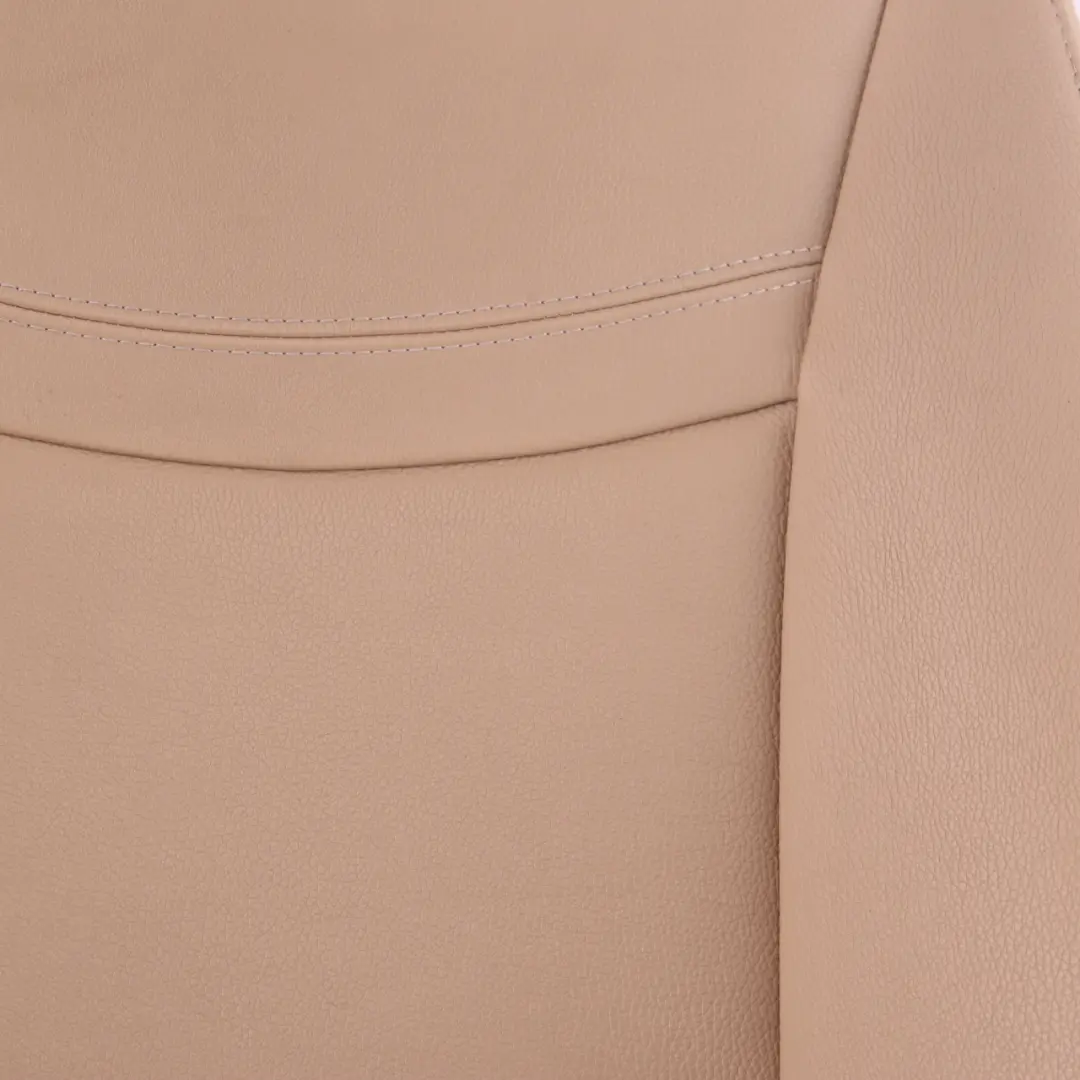 BMW E90 E91 LCI Front Right O/S Heated Seat Backrest Cover Leather Dakota Beige - SKU 7246804 - Part number 7246804