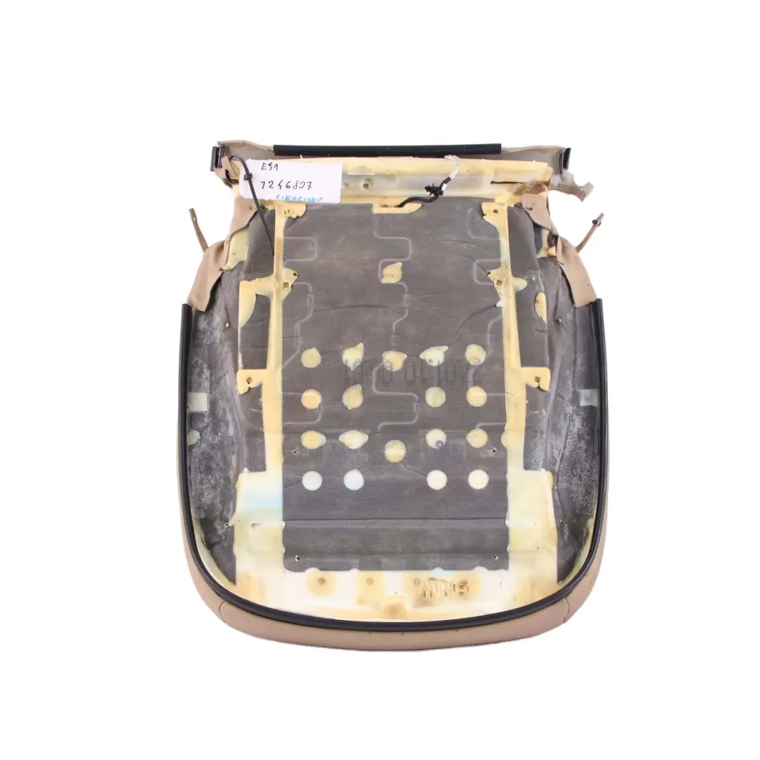 Asiento Delantero Izquierdo Derecho Funda Cuero Dakota Beige para BMW E90 E91 LCI con número de pieza 7246807 BMW E90 E91 LCI Asiento Delantero Izquierdo Derecho Funda Cuero Dakota Beige - SKU 7246807 - Número de pieza 7246807