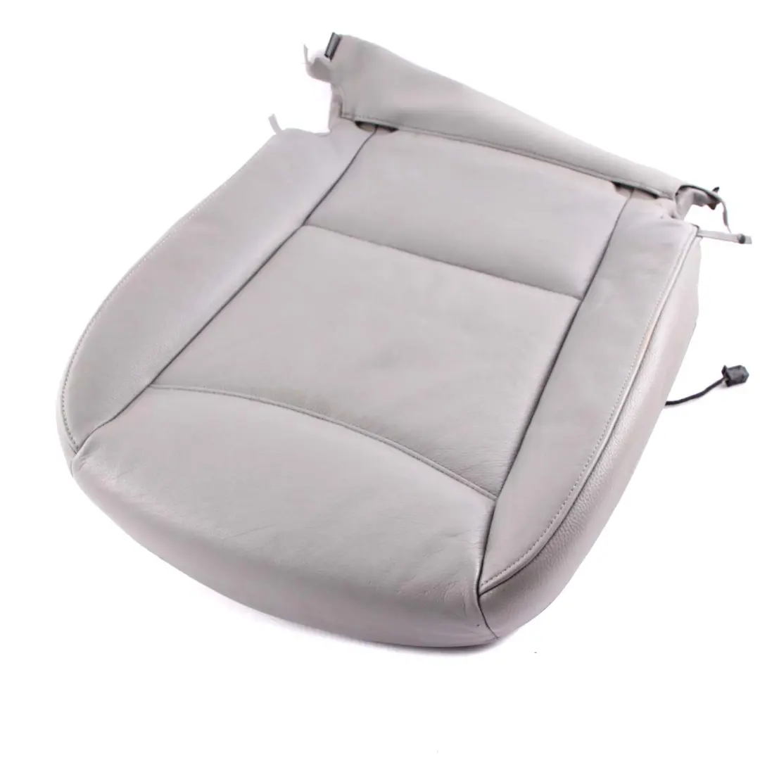 Front Left Right Heated N/O/S Leather Dakota Grey to BMW E90 LCI Seat Cover with Part number 7246809 BMW E90 LCI Seat Cover Front Left Right Heated N/O/S Leather Dakota Grey - SKU 7246809 - Part number 7246809