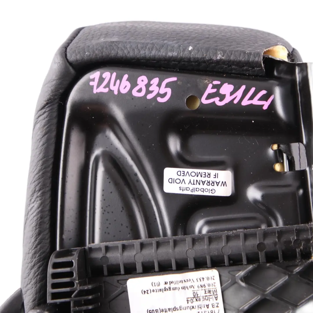  Sitz Oberschenkelstütze BMW E90 E91 LCI Sport Vordersitzträger Schwarz Leder - SKU 7246835 - Teilenummer 7246835