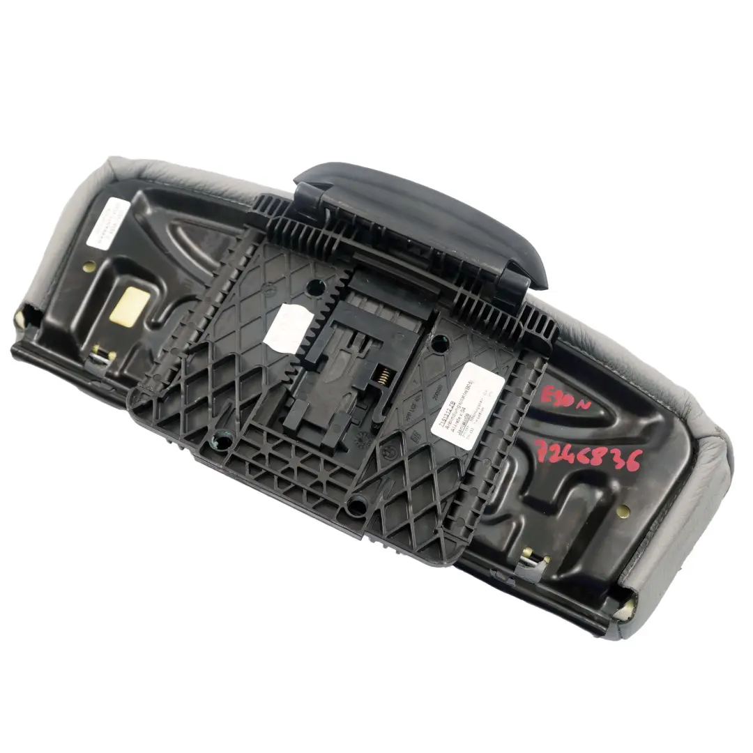 Asiento Delantero Soporte Muslo Funda Gris Cuero para BMW E90 E91 Sport con número de pieza 7246836 BMW E90 E91 Sport Asiento Delantero Soporte Muslo Funda Gris Cuero - SKU 7246836 - Número de pieza 7246836